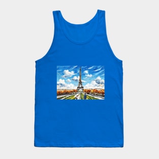 Paris Eiffel Tower Tank Top